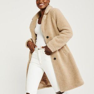 Coats | Abercrombie Sherpa Dad Coat 